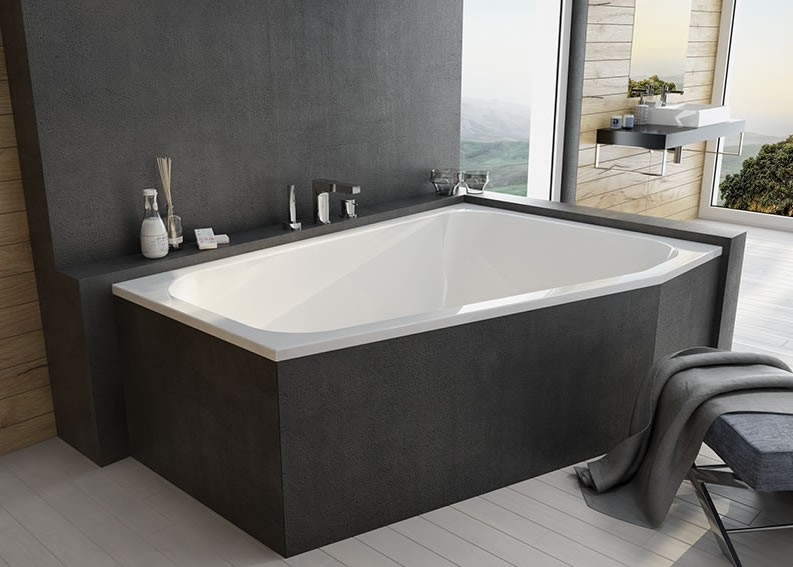 Sanplast Free Line WTP/FREE wanna asymetryczna prawa 175x120 biały 610040131001000