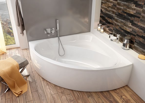 Sanplast Luxo WS/LUXO wanna narożna 145x145 biały 610370031001000