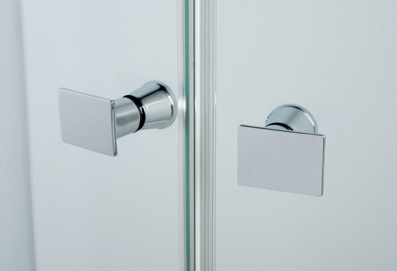 Sanplast Free Line KP4/FREE kabina półokrągła 90x90 drzwi otwierane chrom przeźroczysta 600260003142401