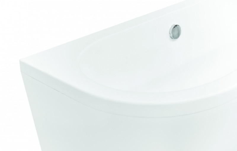 BESCO Vista wanna wolnostojąca przyścienna 170x75 kompozyt Gelcoat biały