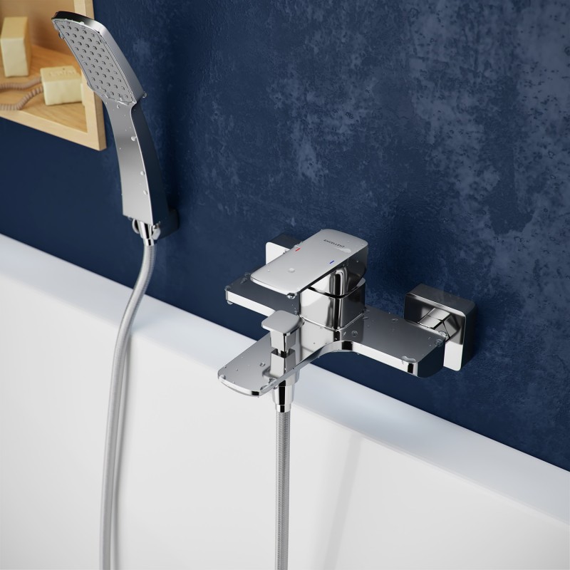 Excellent Keria bateria wannowa ścienna chrom AREX.2005CR