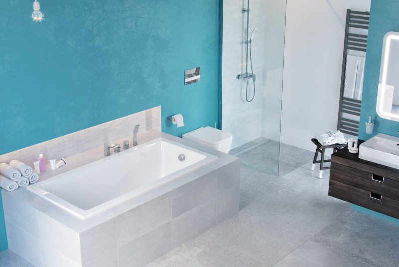 Excellent Keria bateria wannowa 4-otworowa chrom AREX.2033CR