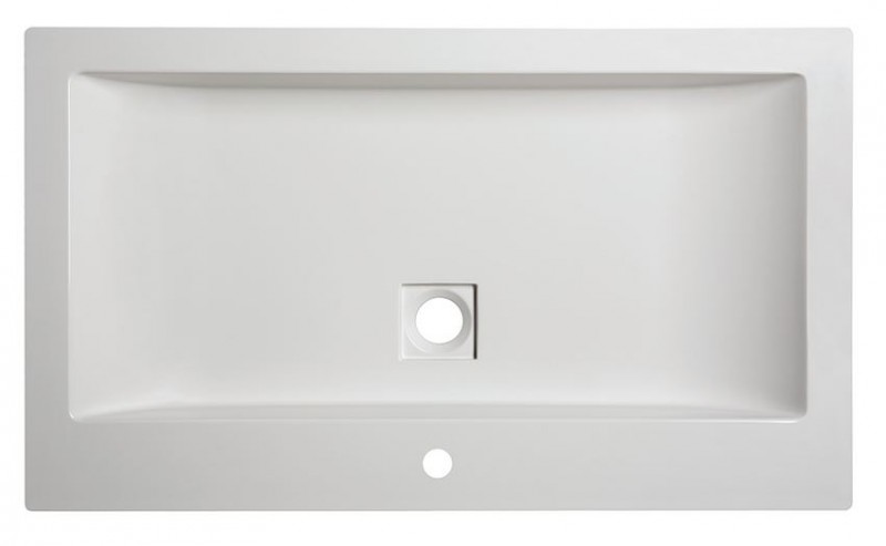 Sanplast Space Mineral UnbM/SPACE umywalka nablatowa 80x47 biały 640290140001000