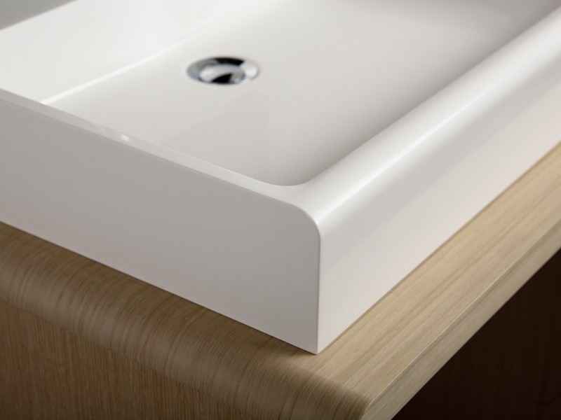 Sanplast Free Mineral UnbM/FREE umywalka nablatowa 55x45 biały 640280020001000