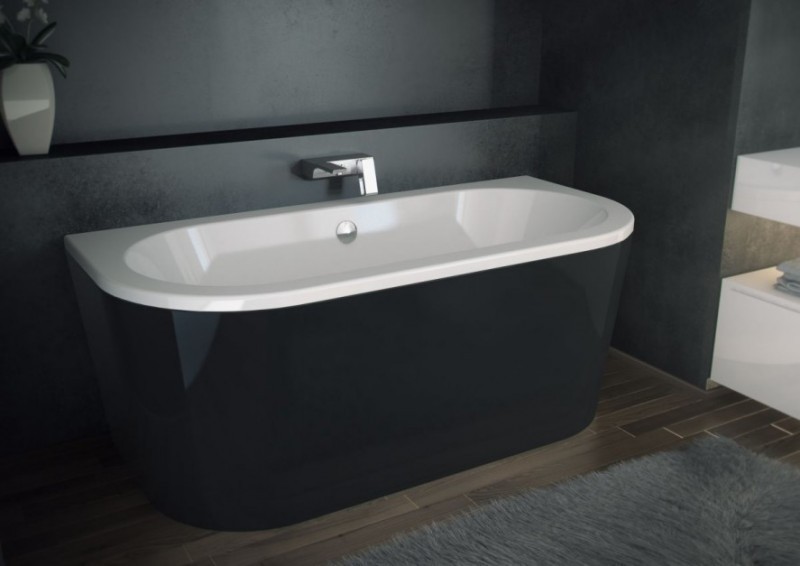 BESCO Vista wanna wolnostojąca przyścienna 160x75 kompozyt Gelcoat biały