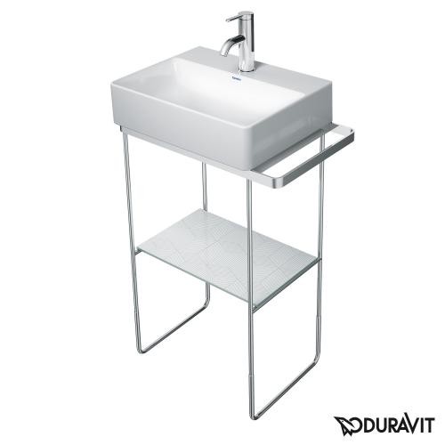 Duravit DuraSquare konsola stelaż metalowy stojący pod umywalkę 45 cm chrom 0031091000