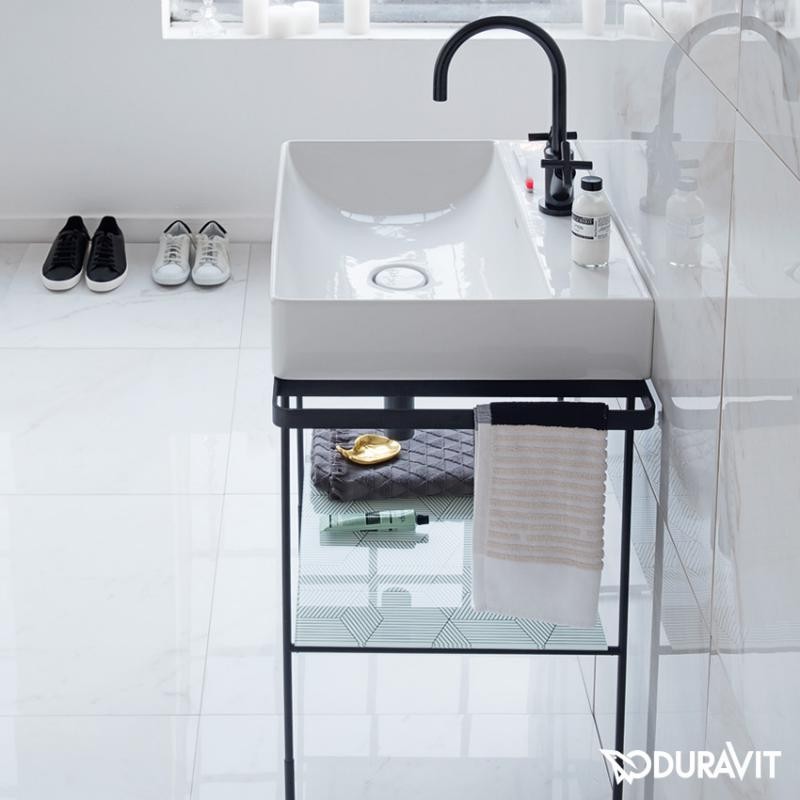 Duravit DuraSquare wkład szklany półka 42 cm szkło cubic line 0099668200