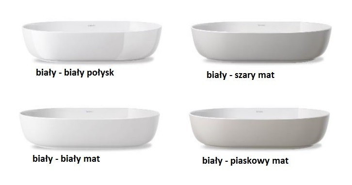 Duravit Luv umywalka szlifowana 60 cm biały-biały mat 0379602600