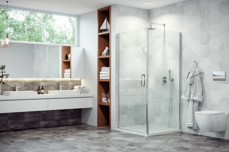 Excellent Zero brodzik kwadratowy niski 90x90 akryl biały BREX.1202.090.090.WHN