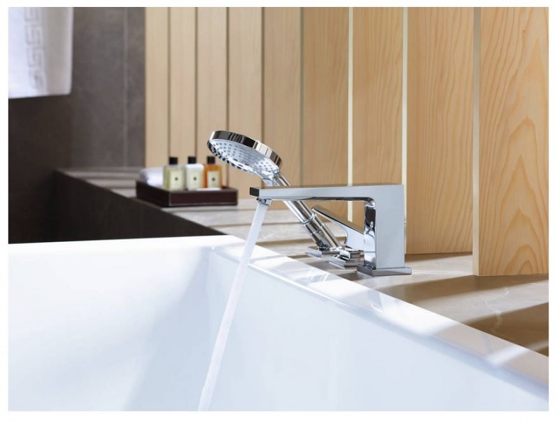 Hansgrohe Metropol bateria 3-otworowa na brzeg wanny chrom 32550000