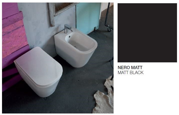 Kerasan Tribeca bidet stojący czarny matowy 512031