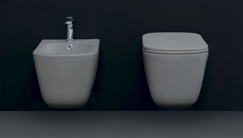 Kerasan Tribeca bidet wiszący nero czarny matowy 512531