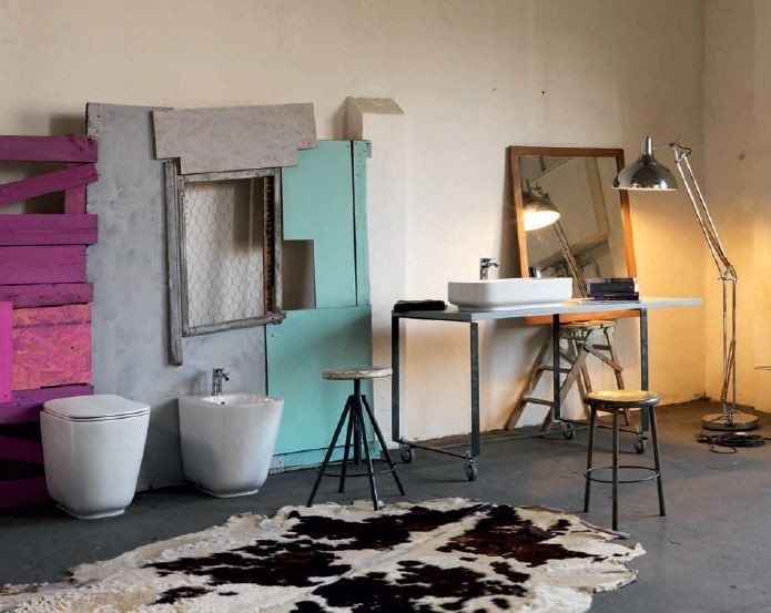 Kerasan Tribeca bidet stojący biały matowy 512030