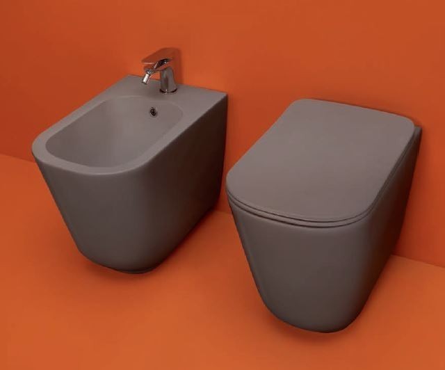 Kerasan Tribeca bidet stojący czarny matowy 512031