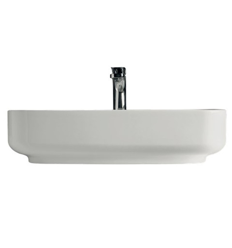 Kerasan Tribeca umywalka stawiana na blat 60x43 cm borgogna burgund matowy 514075