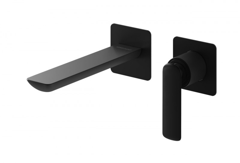 Kohlman Black Experience bateria umywalkowa podtynkowa czarny mat QW180EB