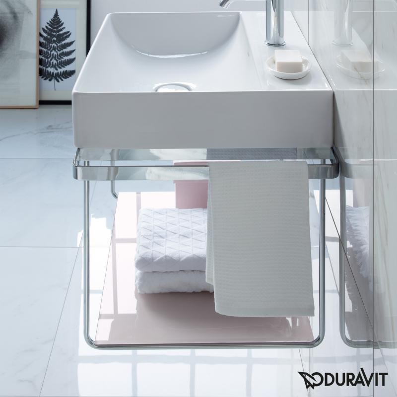 Duravit DuraSquare wkład szklany półka 57 cm szkło morelowa perła 0099648600
