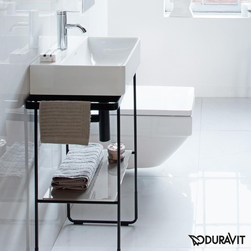 Duravit DuraSquare konsola stelaż metalowy stojący pod umywalkę 45 cm chrom 0031091000