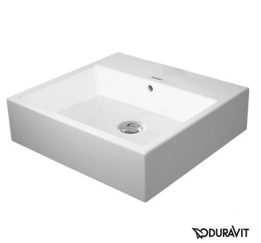 Duravit Vero Air umywalka szlifowana 50 cm z przelewem bez otworu na baterię biały 2350500028