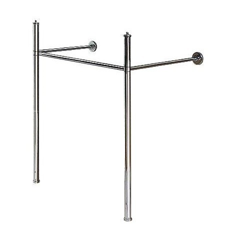 Duravit Vero Air konsola metalowa stelaż metalowy pod umywalkę 60 cm chrom 0030631000