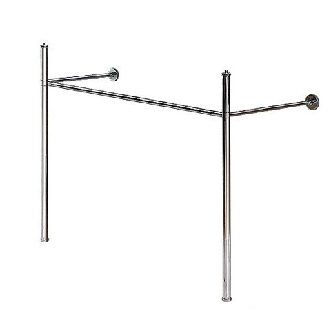 Duravit Vero Air konsola metalowa stelaż metalowy pod umywalkę 100 cm chrom 0030671000