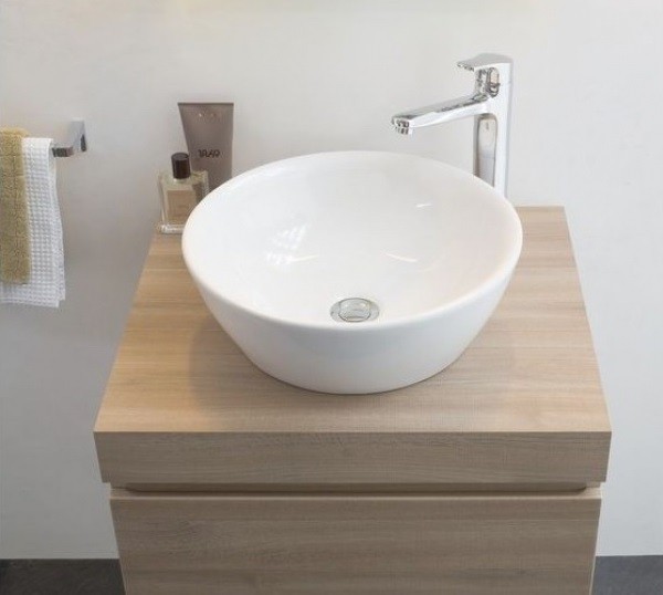 Laufen Pro umywalka stojąca na blacie 42cm bez przelewu biały H8129620001121