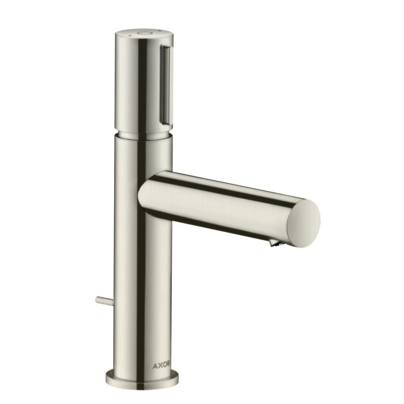 Axor Uno 110 bateria umywalkowa z korkiem automatycznym uchwyt select nikiel szczotkowany 45010820