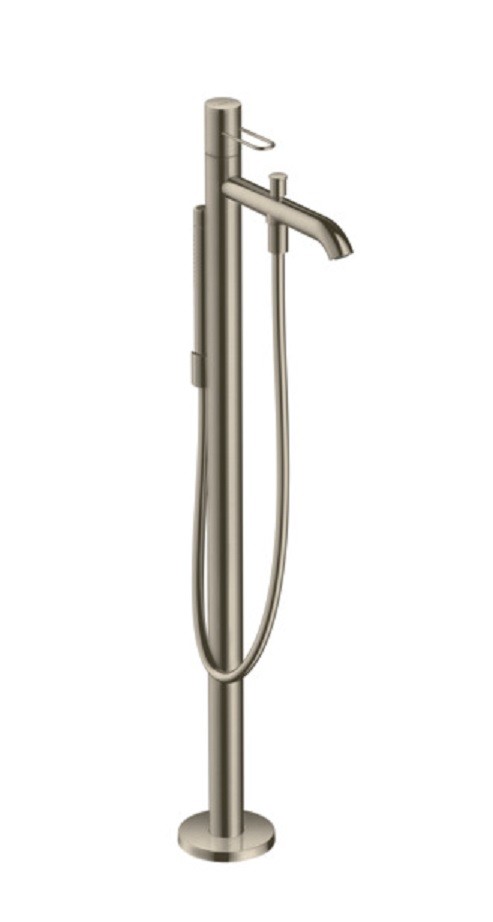 Axor Uno bateria wannowa wolnostojąca uchwyt loop nikiel szczotkowany 38442820