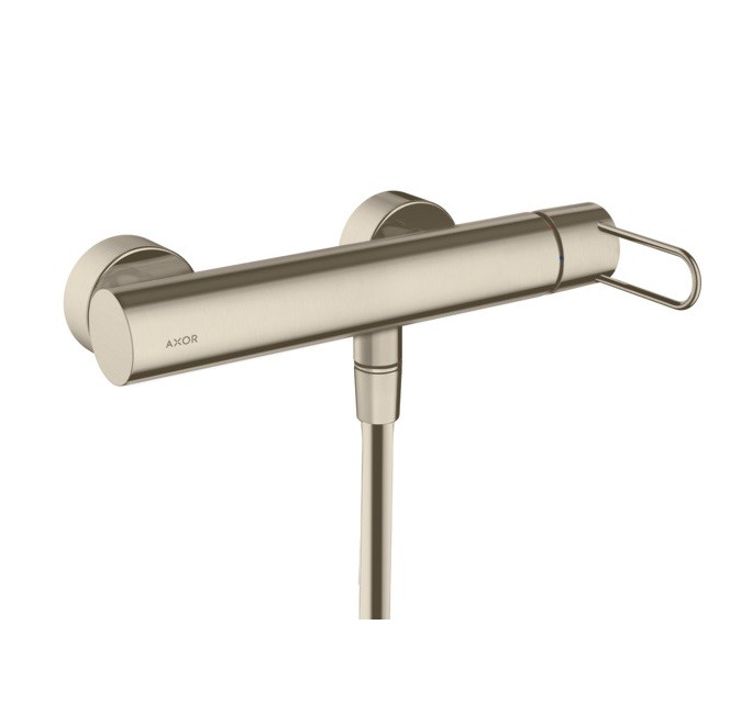 Axor Uno bateria prysznicowa ścienna uchwyt loop nikiel szczotkowany 38621820