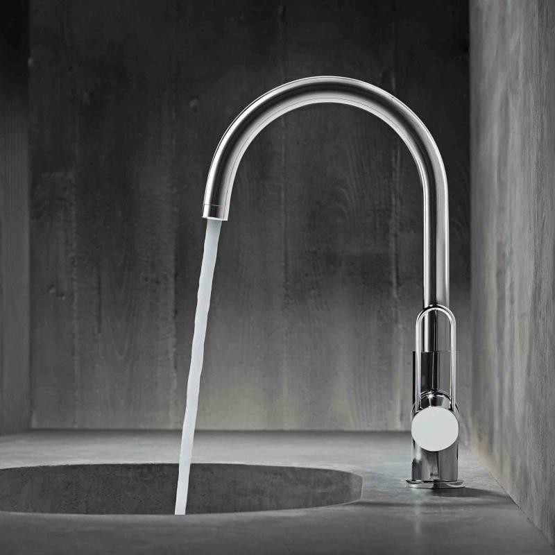 Axor Uno 240 bateria umywalkowa z korkiem automatycznym uchwyt loop nikiel szczotkowany 38036820