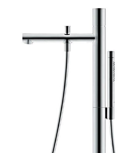 Axor Uno bateria wannowa wolnostojąca uchwyt zero chrom połysk 45416000