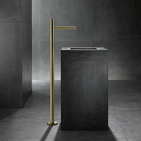 Axor Uno bateria umywalkowa podłogowa uchwyt zero chrom połysk 45037000