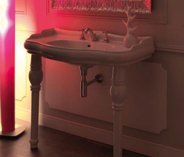 Kerasan Retro noga ceramiczna pod umywalkę 100 czarny 108304