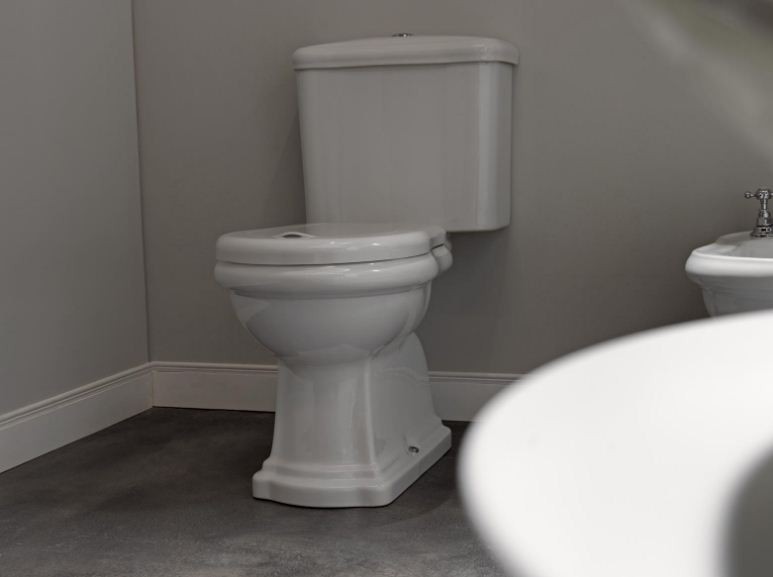 Kerasan Retro spłuczka do kompaktu czarny nero 108104