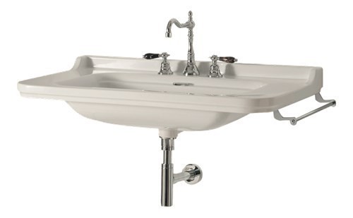 Kerasan Waldorf umywalka 120x55 cm retro biały brąz 4144K3