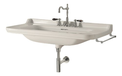 Kerasan Waldorf umywalka 80x55 cm retro biały chrom 4141K1