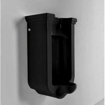 Kerasan Waldorf pisuar wiszący retro czarny nero lucido 413004