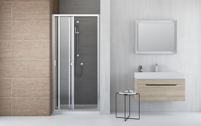 Radaway Evo drzwi wnękowe przesuwne 75 cm chrom przeźroczyste Easy Clean 335075-01-01