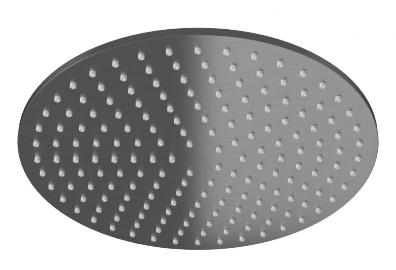 Kohlman Gray R30 deszczownica okrągła 30x30 mosiądz grafit szczotkowany R30EG