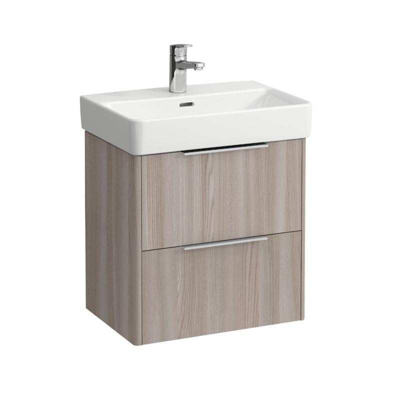Laufen Base szafka pod umywalkę 55 cm podwieszana jasny wiąz H4021521102621