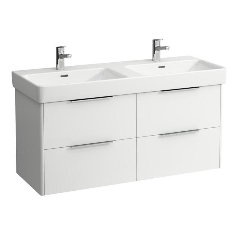 Laufen Base szafka pod umywalkę 120 cm podwieszana biały połysk H4024941102611