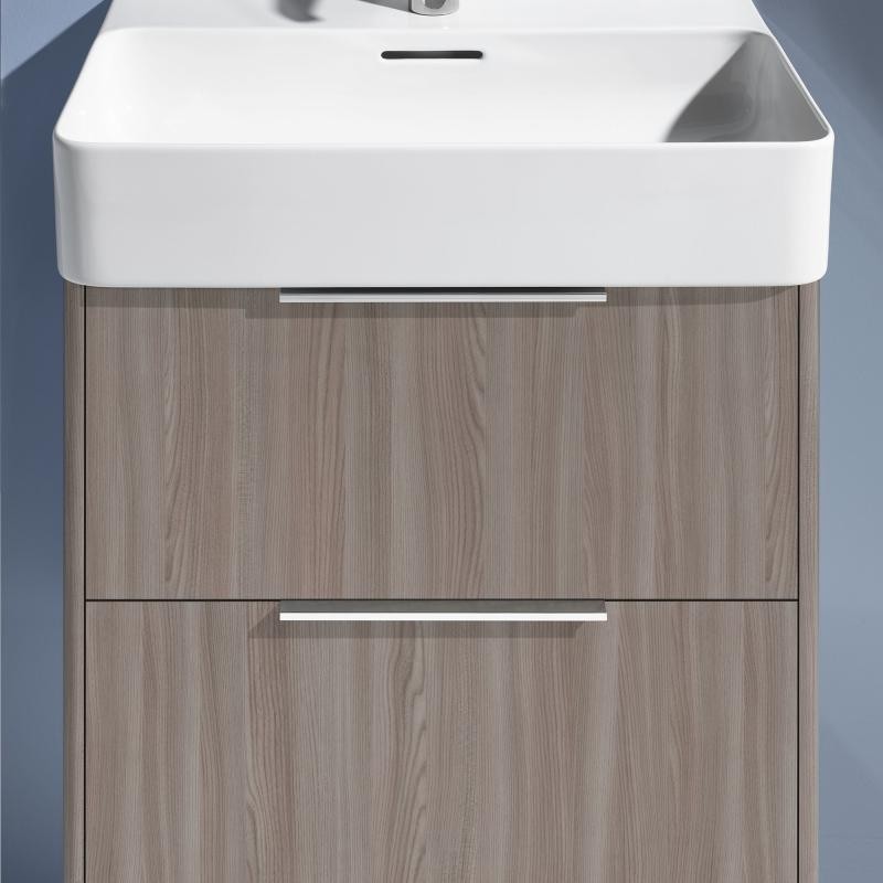 Laufen Base szafka pod umywalkę 55 cm podwieszana jasny wiąz H4021521102621