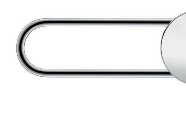 Axor Uno 190 bateria umywalkowa wysoka uchwyt loop nikiel szczotkowany 38032820