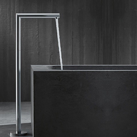 Axor Uno wylewka wannowa podłogowa chrom połysk 45412000