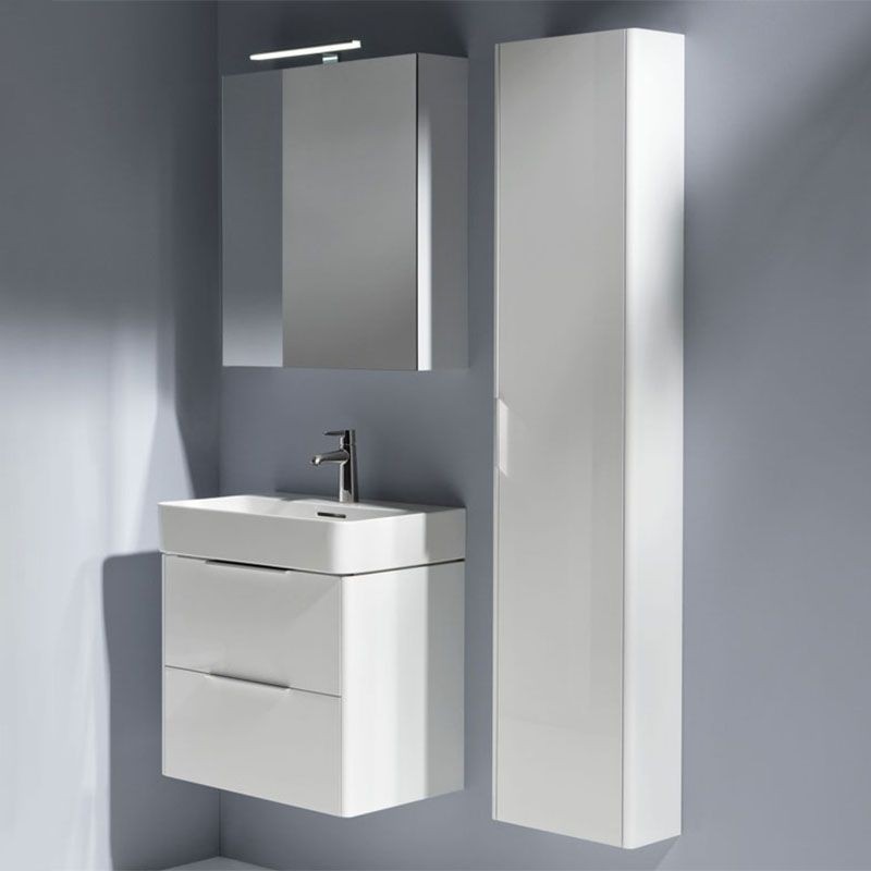 Laufen Base szafka wysoka słupek prawy 165 cm biały połysk H4026421102611