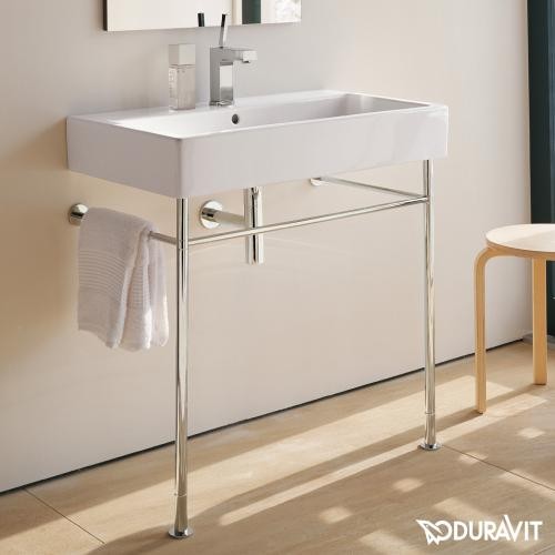 Duravit Vero Air konsola metalowa stelaż metalowy pod umywalkę 80 cm chrom  0030661000