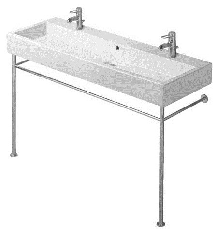 Duravit Vero Air konsola metalowa stelaż metalowy pod umywalkę 100 cm chrom 0030671000