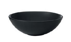 Kerasan Ciotola C3 umywalka misa stawiana na blat 46x46 cm czarny matowy 430331