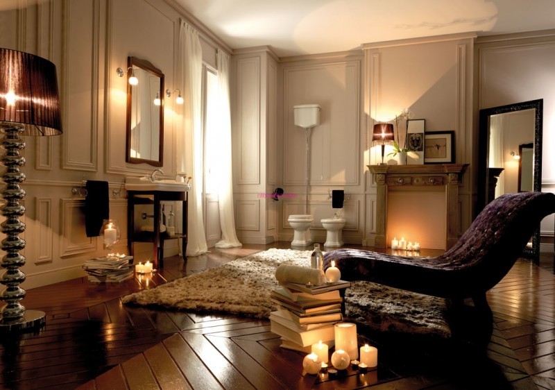 Kerasan Retro muszla stojąca czarna odpływ pionowy nero 101004