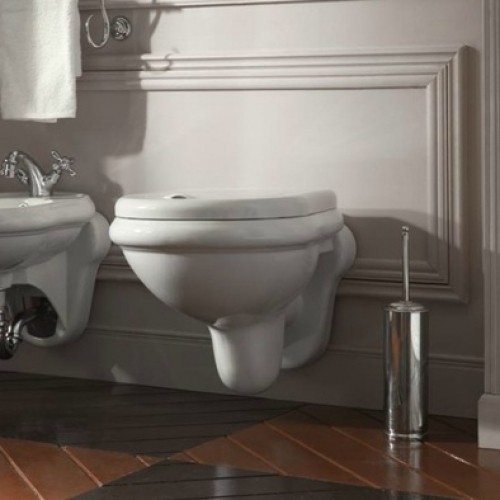 Kerasan Retro muszla wisząca czarna nero 101504